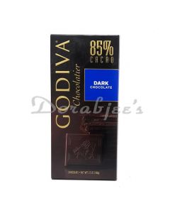 GODIVA EX DARK CHOCOLATE 85% 100G