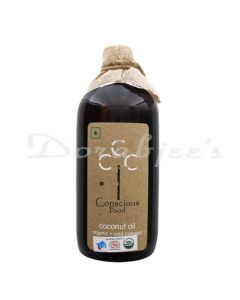 CONSCIOUS FOOD ORGANIC COCONUT OIL 450ML