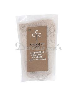 CONSCIOUS FOOD ORGANIC SIX GRAIN FLOUR 500G