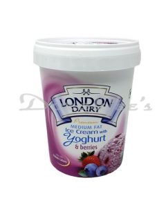 LONDON DAIRY MEDIUM FAT YOGURT BERRY DELIGHT 500ML