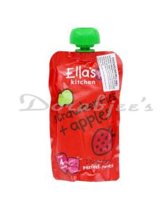 ELLAS KITCHEN BABY FOODS ORGANIC STRAWBERRY APPLES 120G