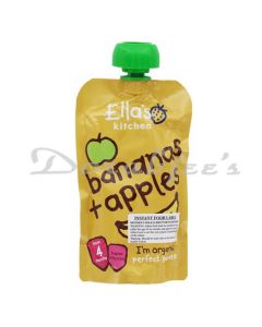 ELLAS KITCHEN BABY FOODS ORGANIC BANANAS APPLES 120G