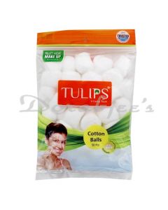 TULIPS COTTON BALLS FOR FACE 50S