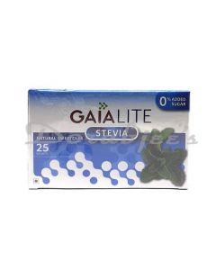 GAIA STEVIA NATURAL SWEETENER 25S