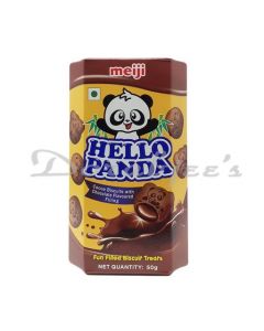 HELLO PANDA CHOCO CHOCOLATE FILLED BISCUIT YELLOW 50G