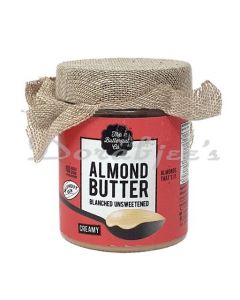 THE BUTTERNUT COMPANY ALMOND BUTTER UNSWEETENED CRUNCHY 200G