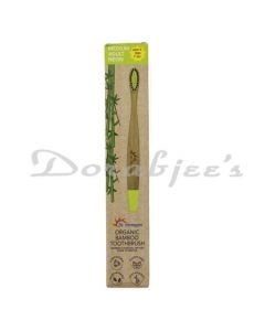 DR MOREPEN GUBB BAMBOO TOOTH BRUSH MEDIUM NEON