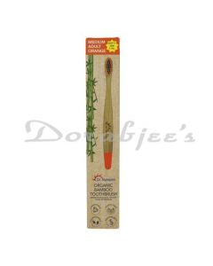 DR MOREPEN ORGANIC BAMBOO TOOTH BRUSH MEDIUM ORANGE