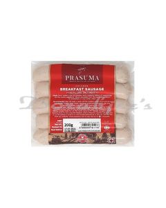 PRASUMA CHICKEN  BREAKFAST SAUSAGE CHILLED 200G