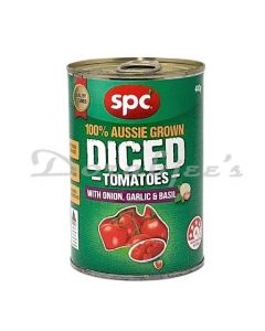 SPC ONION GARLIC BASIL DICED TOMATO 400G