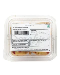 DORABJEES GC FRUIT BISCUITS 250 G