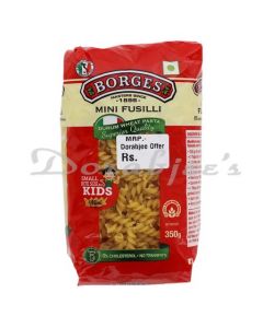 BORGES PASTA MINI FUSILLI 350G