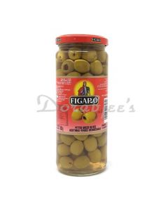 FIGARO GREEN OLIVES PITTED  450 G