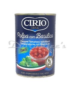 CIRIO CHOPPED TOMATO BASIL 400G