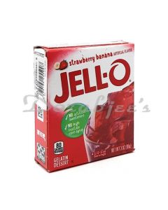 JELL-O PUDDING STRAWBERRY  BANANA 85G