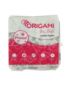 ORGAMI SO SOFT PRINTED LUNCHEON NAPKINS 50S