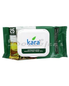 KARA NEEM TEA TREE OIL WET WIPES 30G