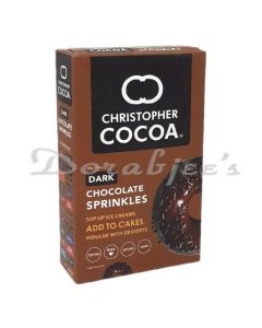 CHRISTOPHER COCOA DARK CHOCOLATE SPRINKLES 200G