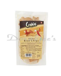 CRAKIO RICE CHIPS PIRI PIRI 100G