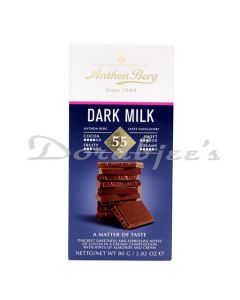 ANTHON BERG  55% DARK MILK 80G