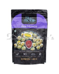 BLUE TIGER FOODS READY TO MAKE  JAIN MOMOS 250G / 10 PCS