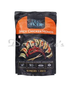 BLUE TIGER FOODS READY TO MAKE  SPICY CHICKEN MOMOS 250G / 10 PCS