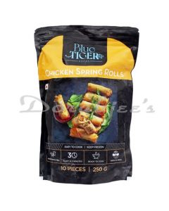 BLUE TIGER FOODS READY TO MAKE  CHICKEN SPRING ROLL 250G / 10 PCS