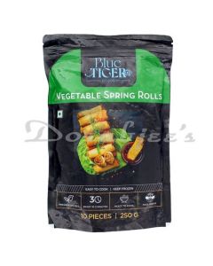 BLUE TIGER FOODS READY TO MAKE  VEGETABLE SPRING ROLLS 250G / 10 PCS