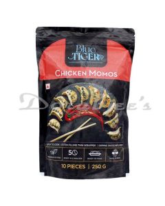 BLUE TIGER FOODS READY TO MAKE  CHICKEN MOMOS 250G / 10 PCS