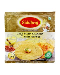 SIDDHRAJ GHEE SADA KHAKHRA 200G