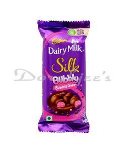 CADBURY CHOCOLATE DAIRY MILK SILK BUBBLY BUBBLE GUM 50G