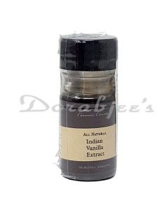 CARMINE COUNTY ALL NATURAL INDIAN VANILLA EXTRACT 10 ML