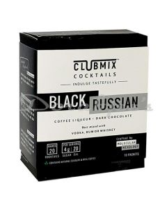 CLUBMIX COCKTAILS-BLACK RUSSIAN COCKTAIL MIXER (10 PACKETS)