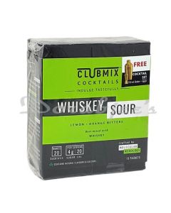 CLUBMIX COCKTAILS-WHISKEY SOUR COCKTAIL MIXER (10 PACKETS)