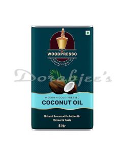 WOODPRESSED COCONUT OIL/ NARIYAL TEL  - CHEMICAL FREE - 5LTR