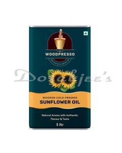 WOODPRESSED SUNFLOWER OIL/ SURAJMUKHI TEL  - CHEMICAL FREE - 5LTR