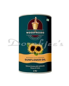 WOODPRESSED SUNFLOWER OIL/ SURAJMUKHI TEL  - CHEMICAL FREE - 2LTR