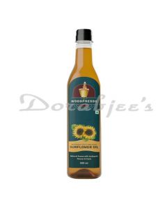 WOODPRESSED SUNFLOWER OIL/ SURAJMUKHI TEL  - CHEMICAL FREE - 500ML