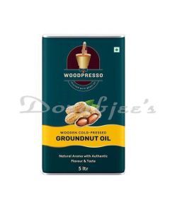 WOODPRESSED GROUNDNUT OIL/ MOONGFALI KA TEL - CHEMICAL FREE -  5LTR