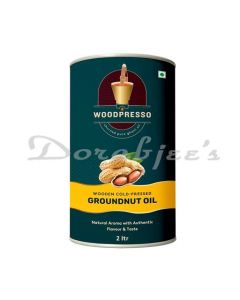 WOODPRESSED GROUNDNUT OIL/ MOONGFALI KA TEL - CHEMICAL FREE -  2LTR