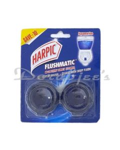 HARPIC FLUSHMATIC TOILET CLEANER AQUAMARINE TWIN PACK