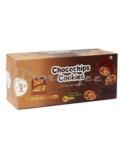 GOLDEN DELIGHTS CHOCOCHIPS COOKIES, 100 G