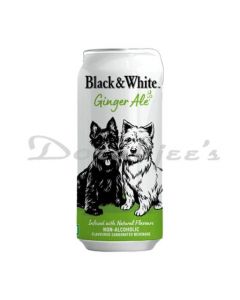 BLACK & WHITE GINGER ALE (NON-ALCOHOLIC) FLAVOURED CARBONATED BEVERAGE