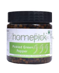 HOMEPICK PICKLED GREEN PEPPER 250GM