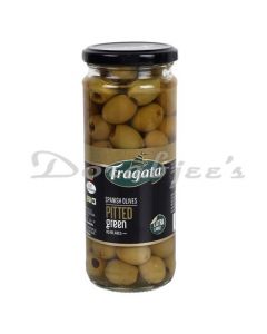 FRAGATTA GREEN OLIVES PITTED  450G