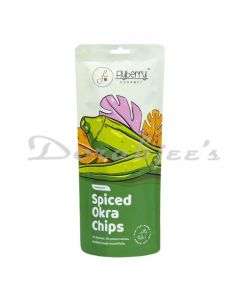 FLYBERRY SPICED OKRA CHIPS 25 GMS