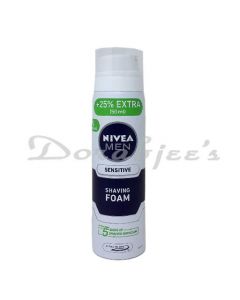 NIVEA SENSITIVE SHAVING FOAM 200ML