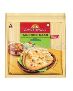 AASHIRVAAD READY TO COOK TANDOORI NAAN400GM