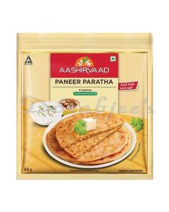 AASHIRVAAD READY TO COOK PANEER PARATHA400GM