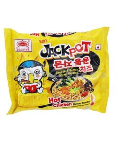 JACKPOT CHEESE & BUTTER HOT CHICKEN NOODLES 100G